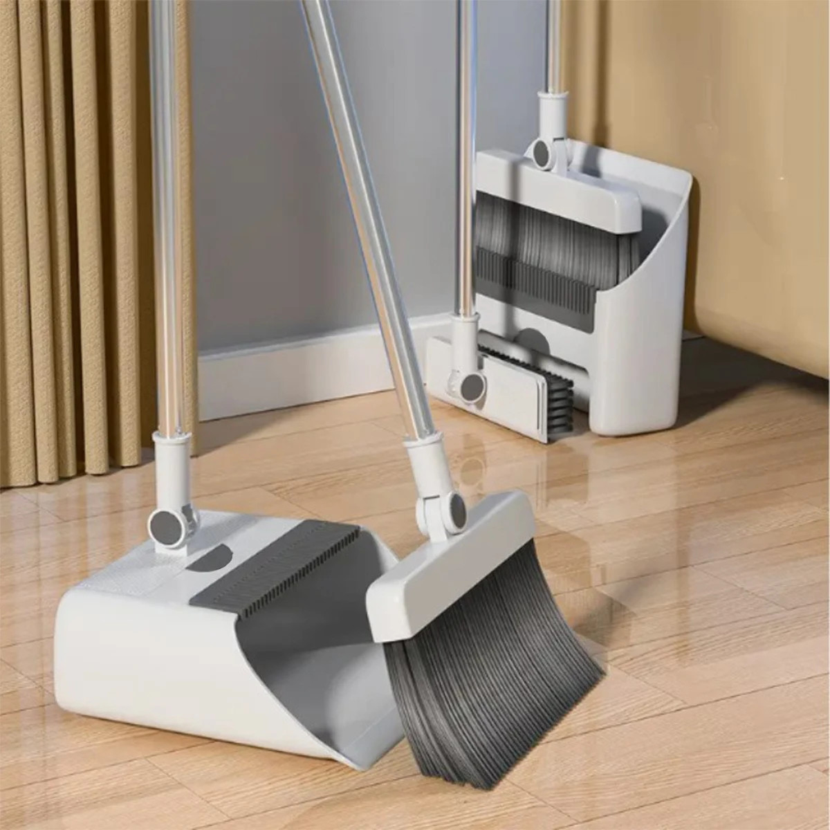 3in 1 Broom and Dustpan Set Floor Brush Long-handled Broom And Dustpan For Home