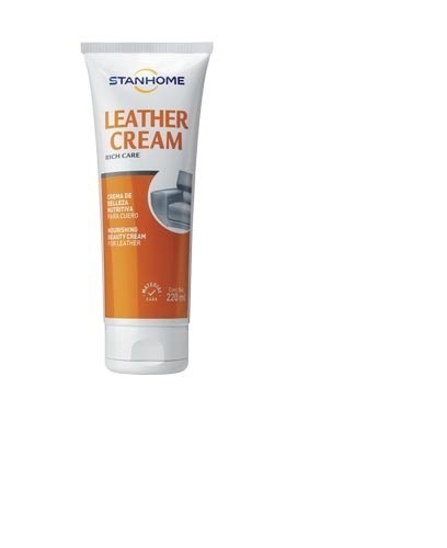 Leather cream crema STANHOME nutre y abrillanta productos de cuero 220ML