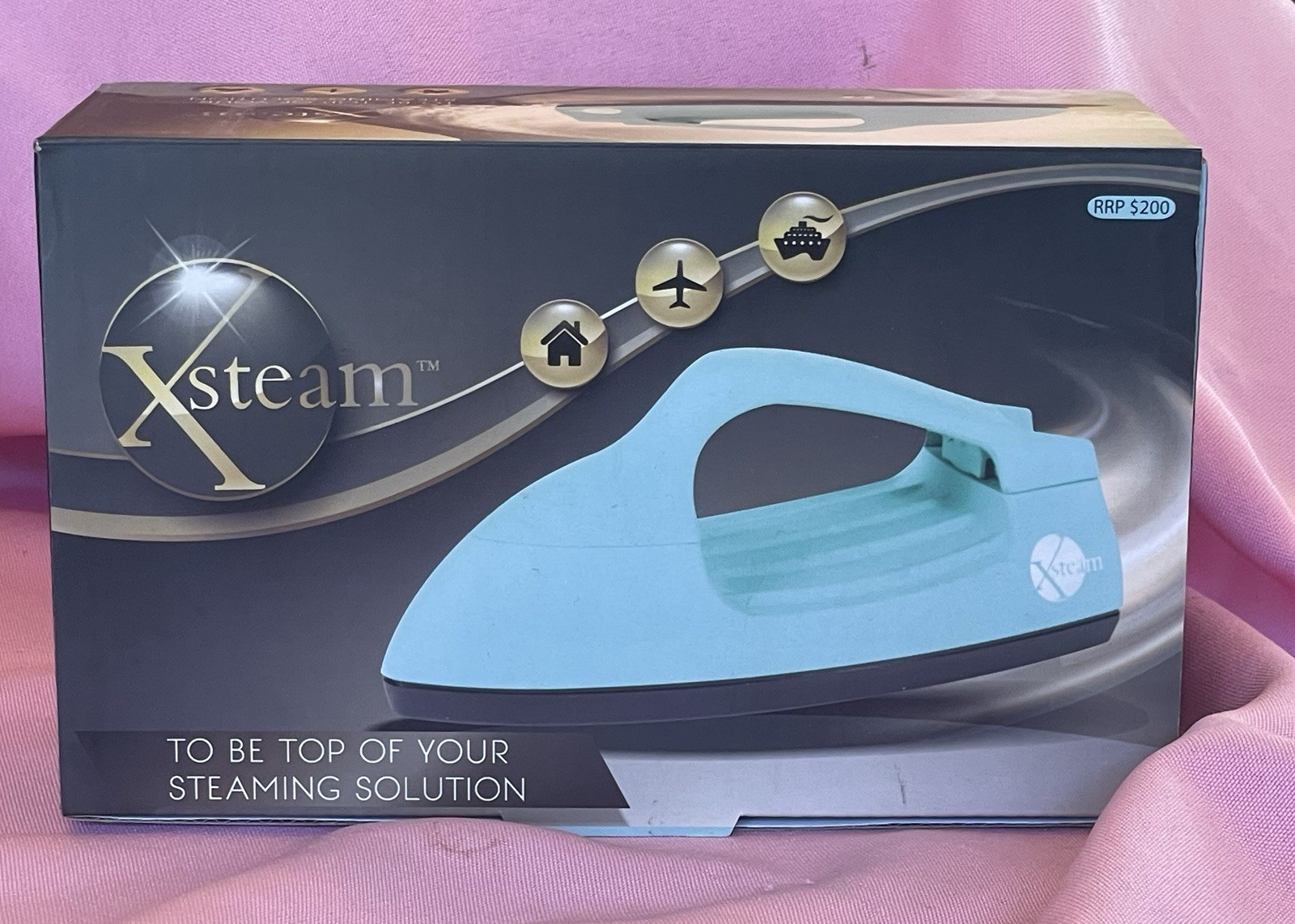 Xsteam Steamer 110-220V Travel Iron Aqua NEW! NIB