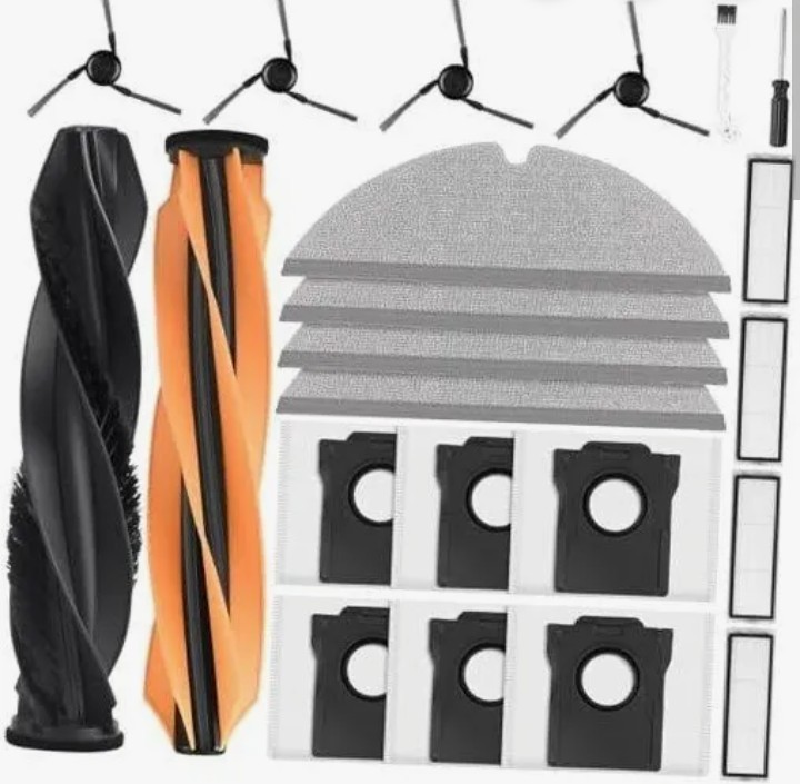 24 Pack Replacement Parts Kit for Dreame D20 Pro Plus Robot Vacuum