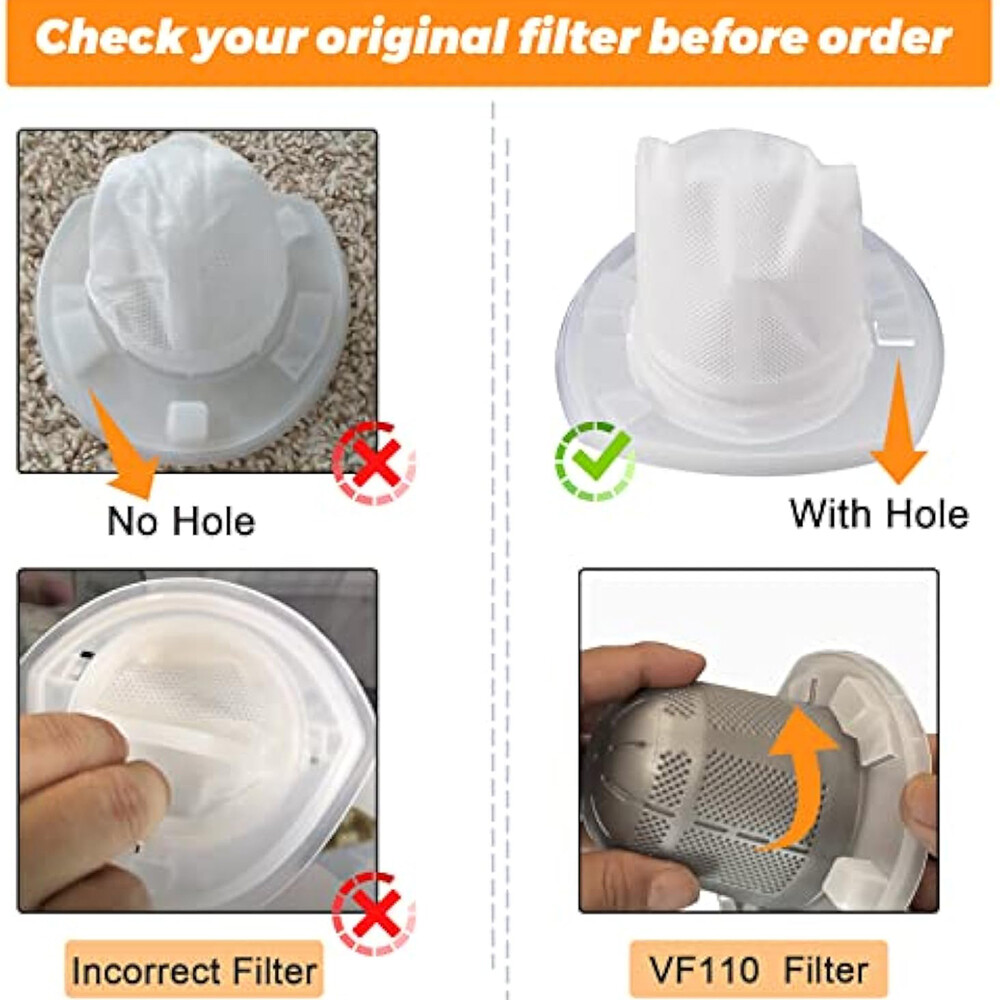 1Pcs Filter 90558113 for Black & Decker VF110 CHV1410L CHV1510 CHV9610 CHV1210
