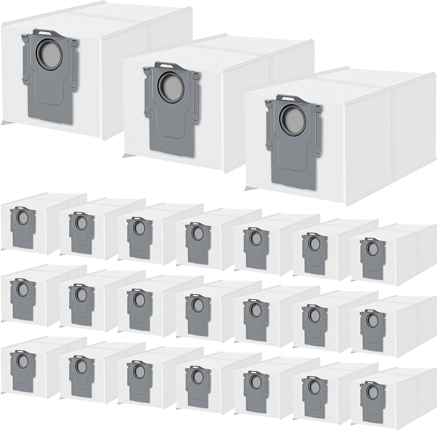 24 Pack Qrevo Dust Bags for Roborock QV 35A Saros 10R Qrevo S Qrevo Pro Qrevo