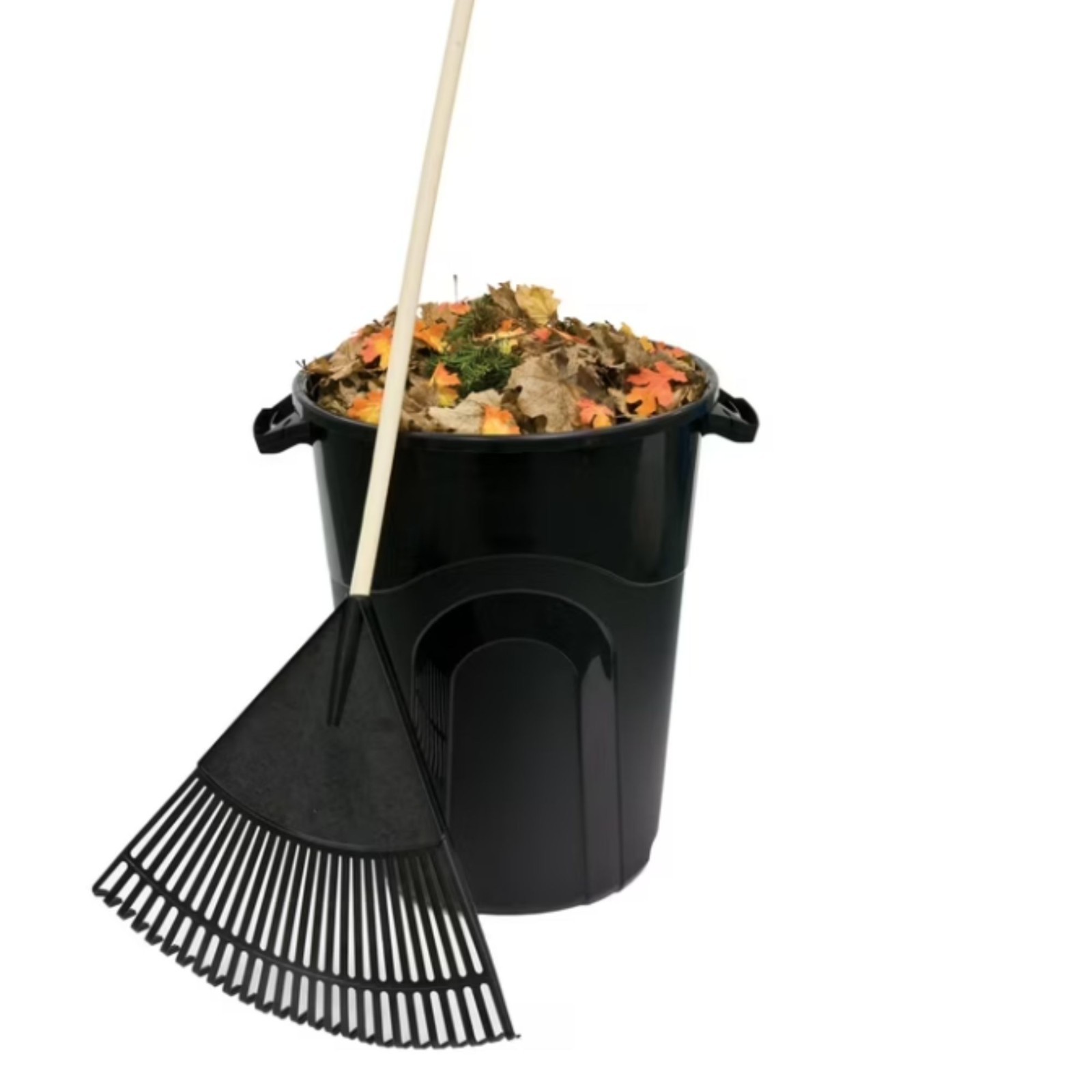 Hyper Tough 32 Gallon Heavy Duty Plastic Garbage Can Included Lid Indoor/Outdoor