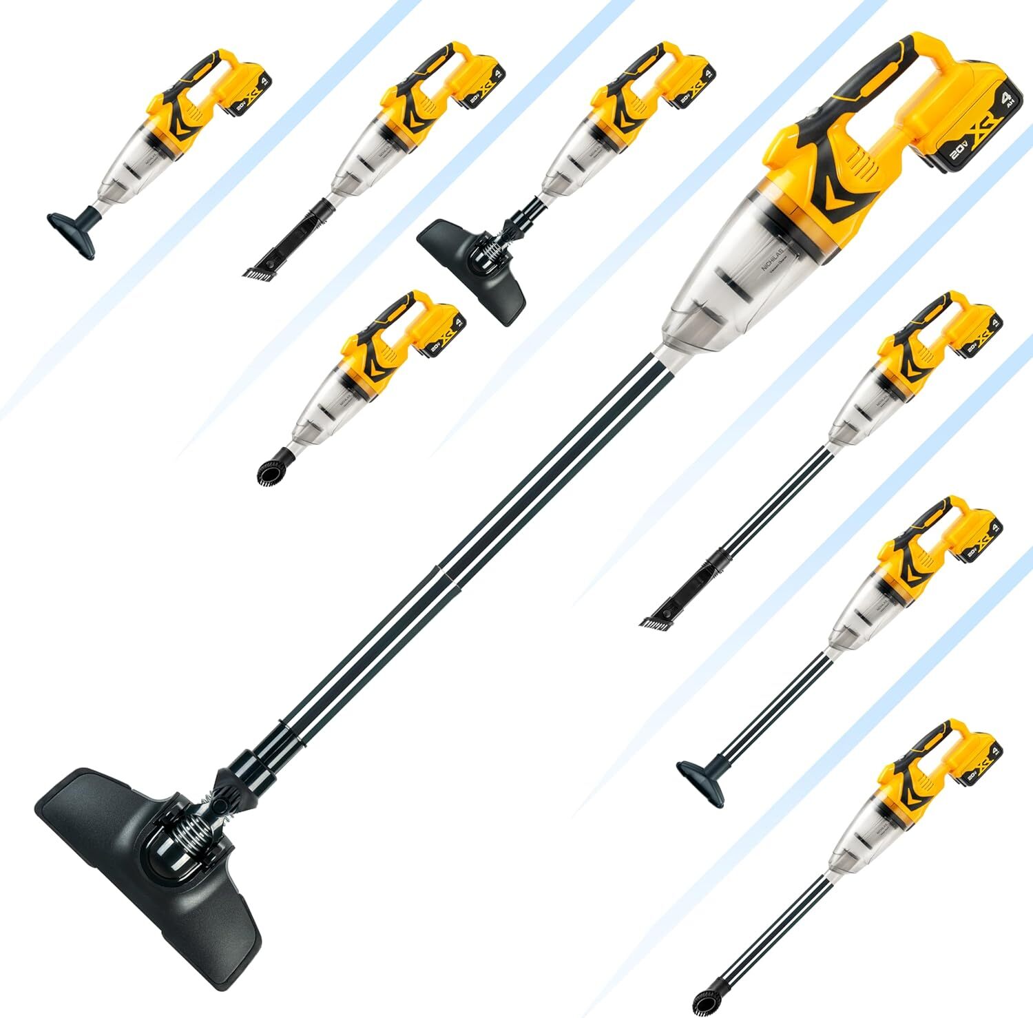 Vacuum Cleaner for DEWALT 20VMAX Batteries, Cordless Handheld Stick No Batterie