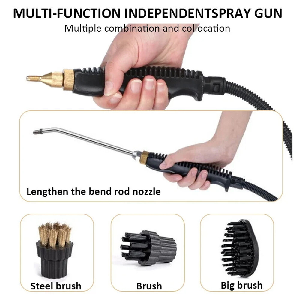 3500W Handheld Car Detailing Cleaning Machine High Temp Steam Cleaner Household