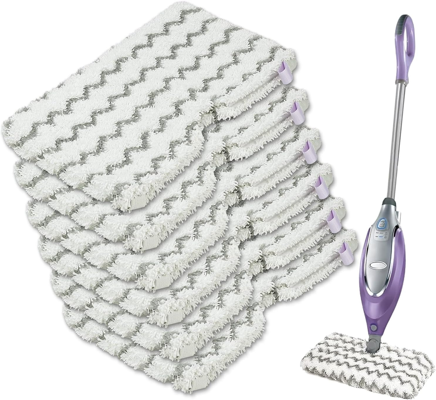 6 Pack S3501 Steam Mop Replacement Pads for Shark Steam Pocket Mop S3601 | S3501