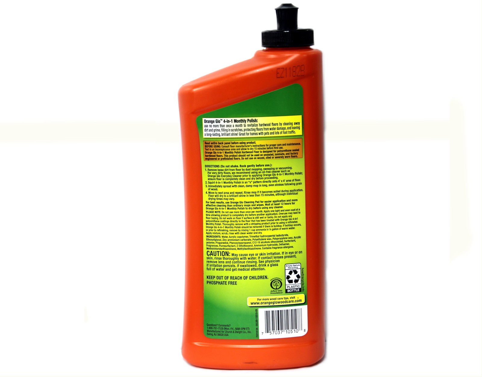 Orange Glo Hardwood Floor 4-in-1 Monthly Polish, 24 Oz. – Pack of 2