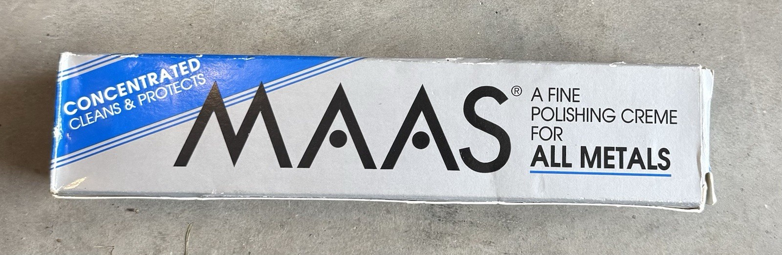 New In Box, MAAS A Fine Polishing Crème For All Metals. 4oz. Concentrated NIB!