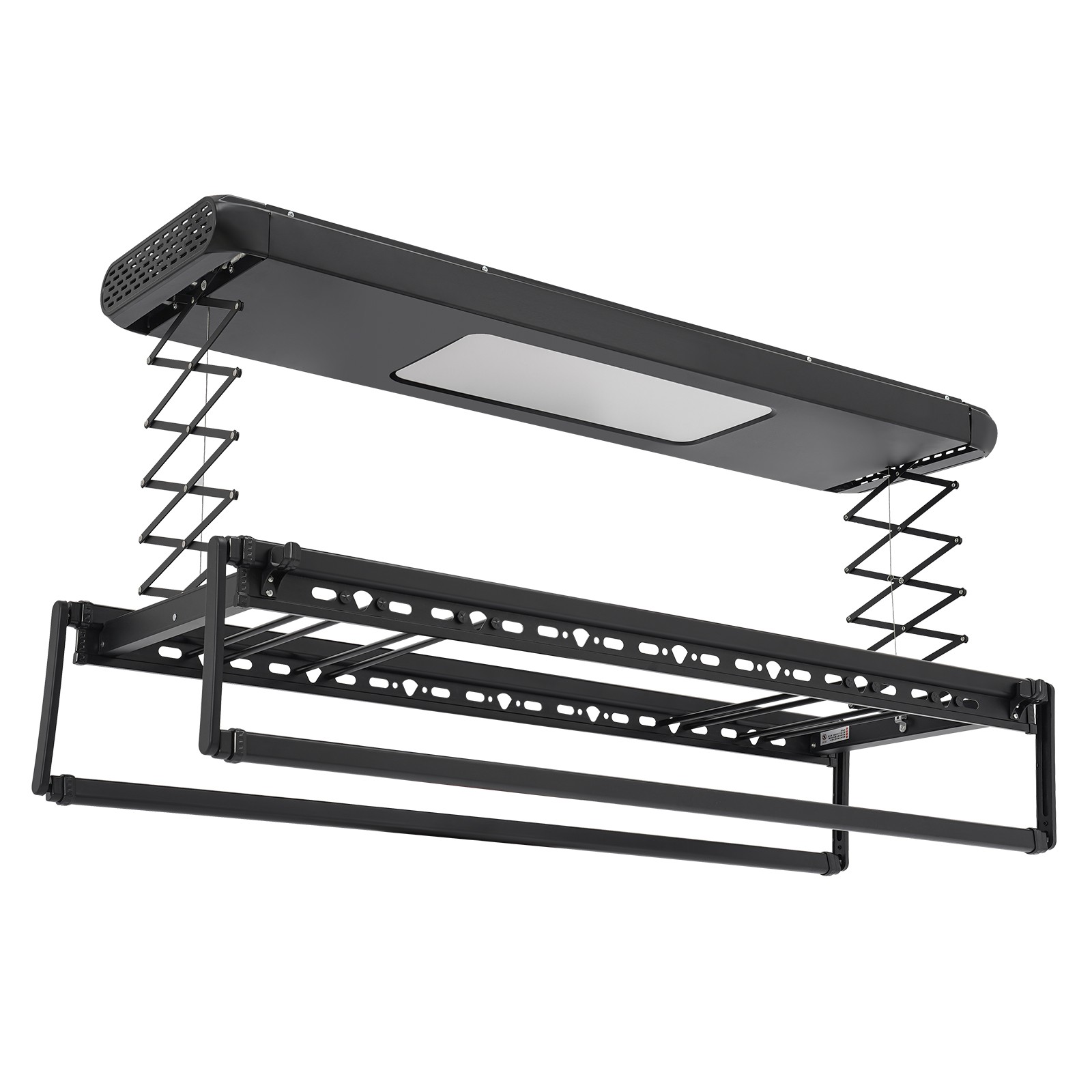 Airing Rack with Remote Control, 110V Electrical Airing Rack with Light
