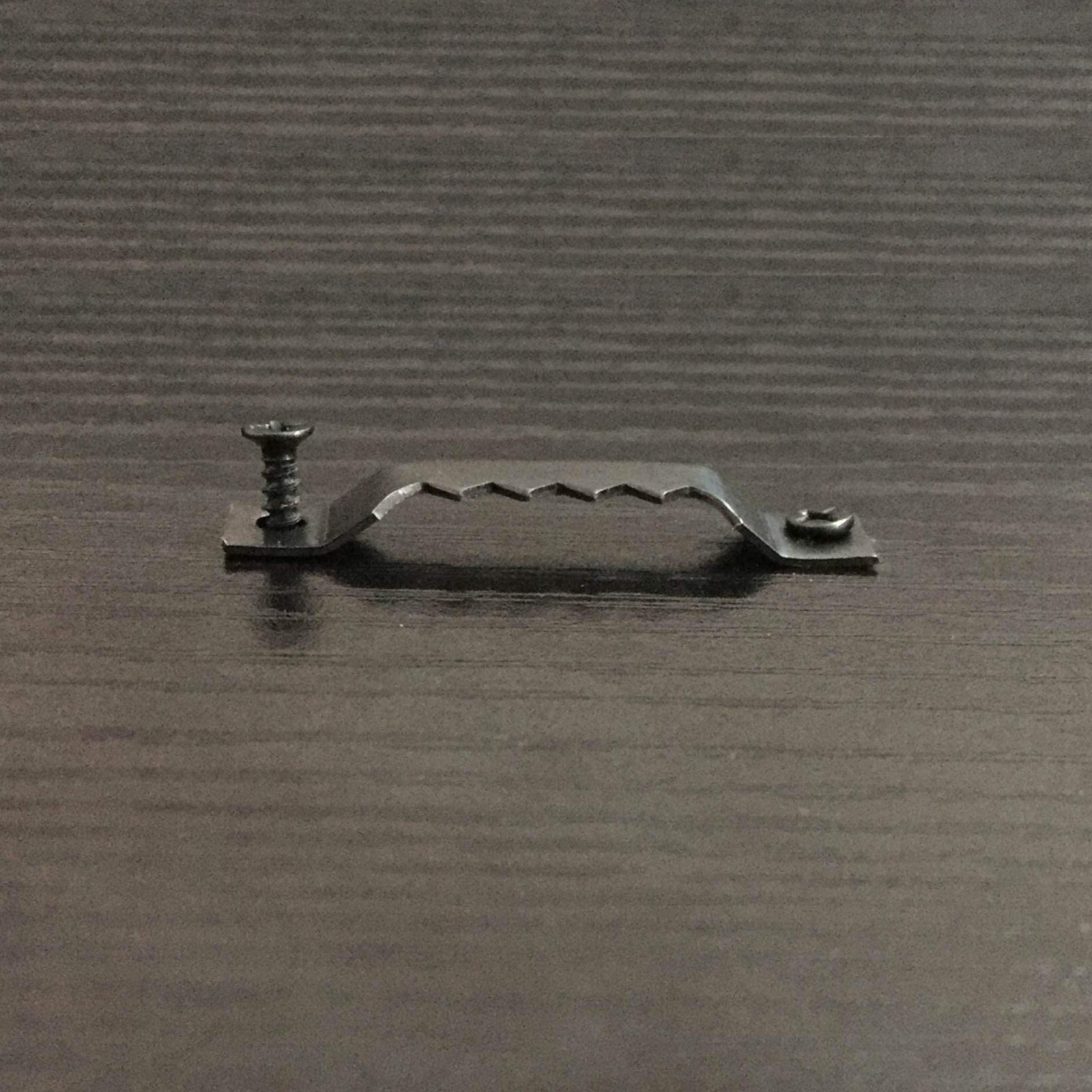 Sawtooth Picture Hangers Steel Frame Hanging Hooks with Screws Black 50 Pack