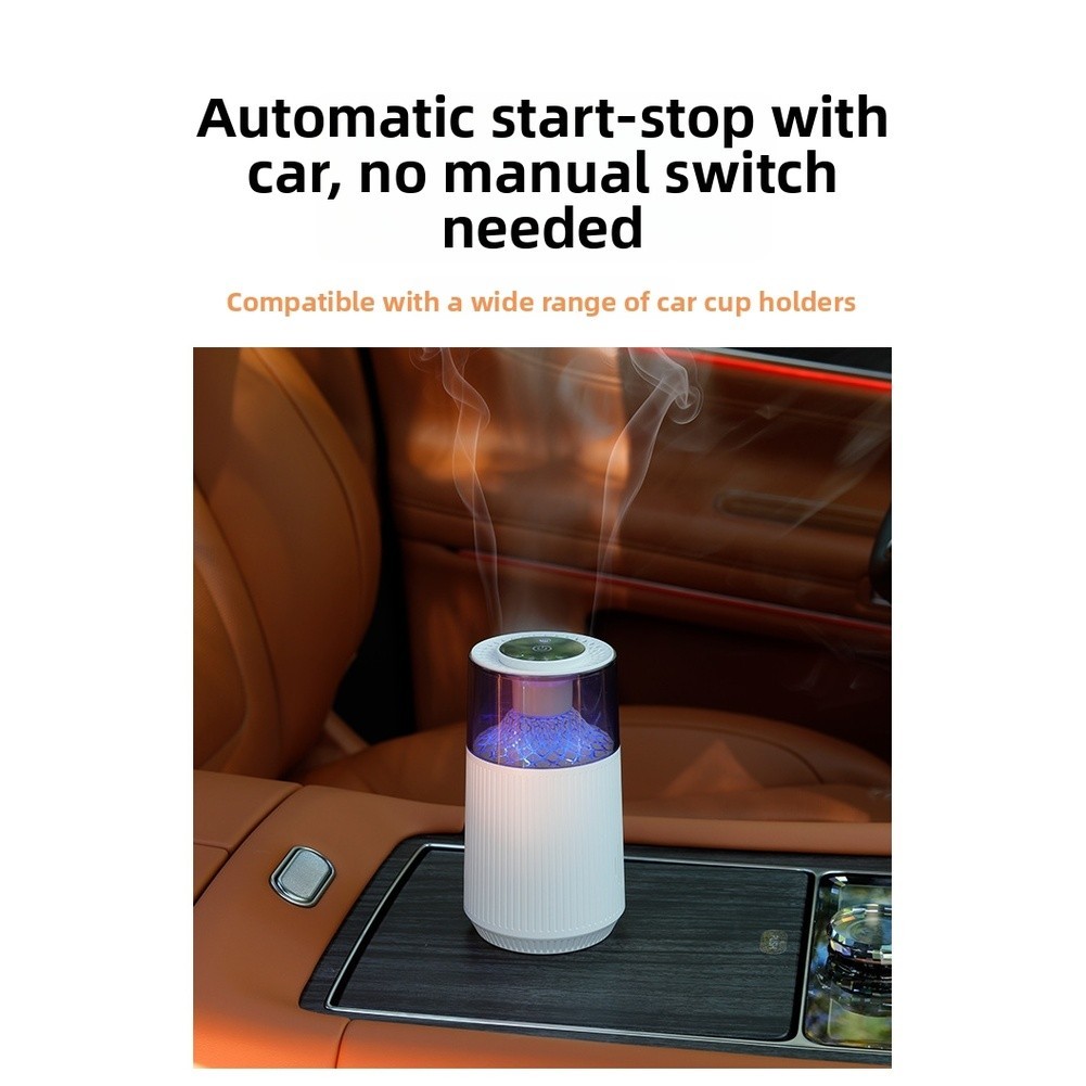 Car Aroma Diffuser For Car Auto Start Stop Sensing ABS+PP Construction