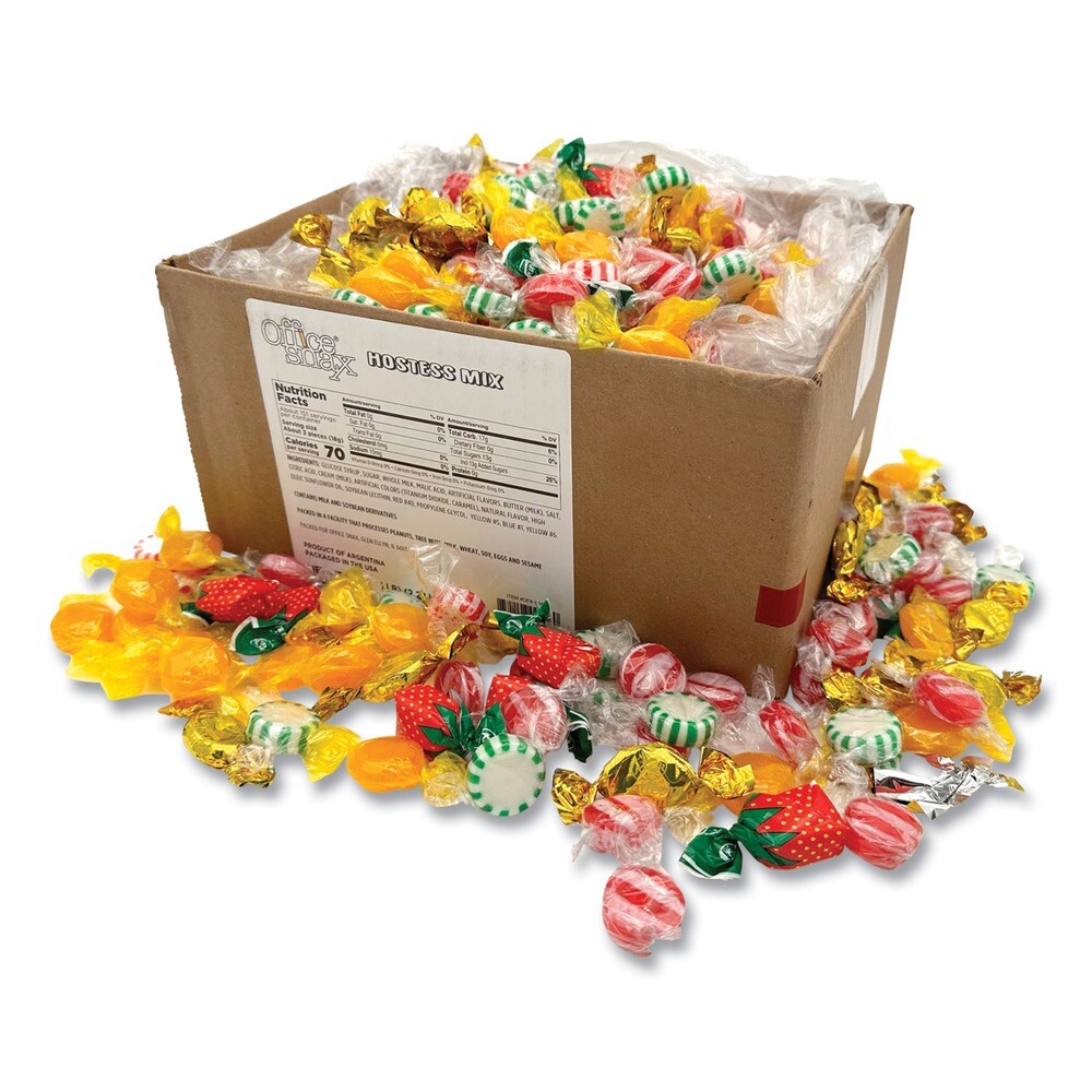 Office Snax 616 5 lbs Box Individually Wrapped Candy Assortment – Assorted New