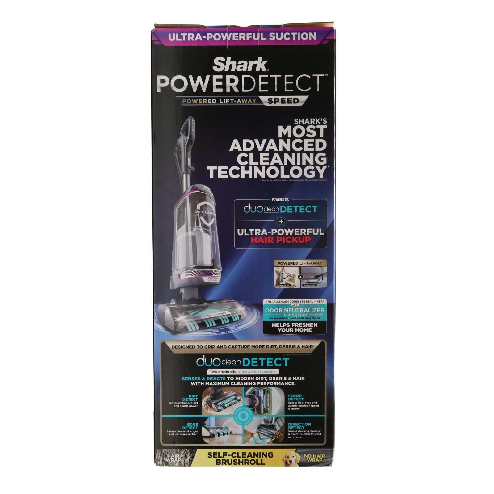 Shark PowerDetect AZ3901 Corded Multi-Surface Upright Vacuum – Purple