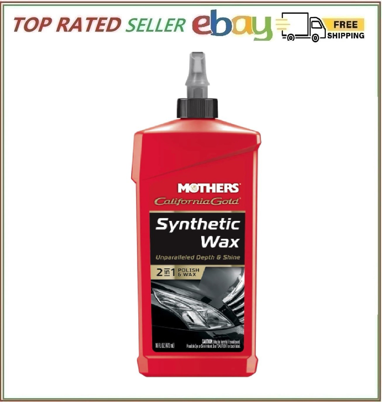 MOTHERS California Gold Synthetic Wax Liquid 16 Oz.