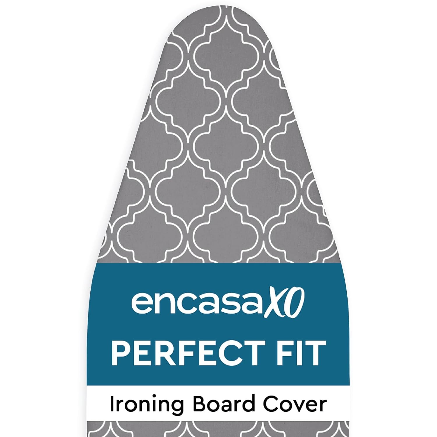 Grey Tiles Thick Felt Ironing Board Cover Pad 42″x14″ Scorch Resistant