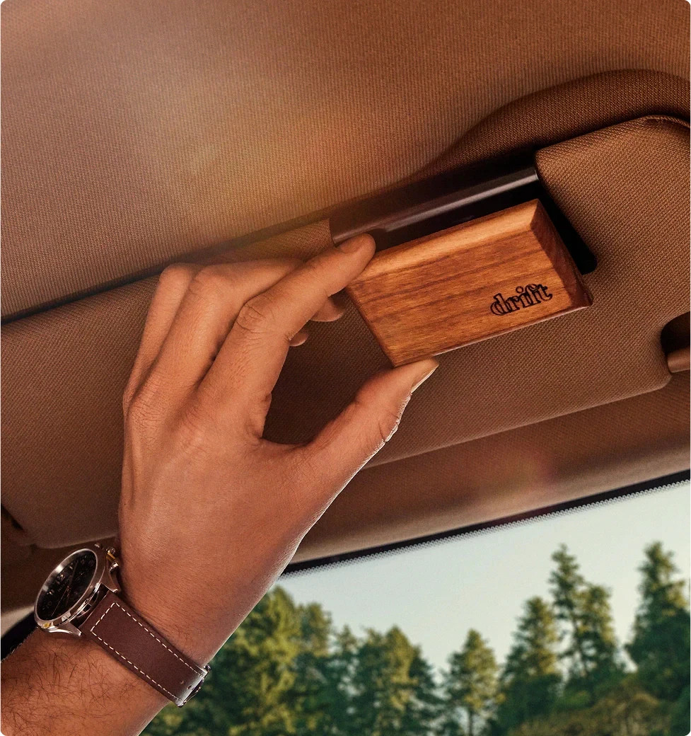 Drift Car Air Freshener and Odor Eliminator Multi Scents Wood Air Freshener