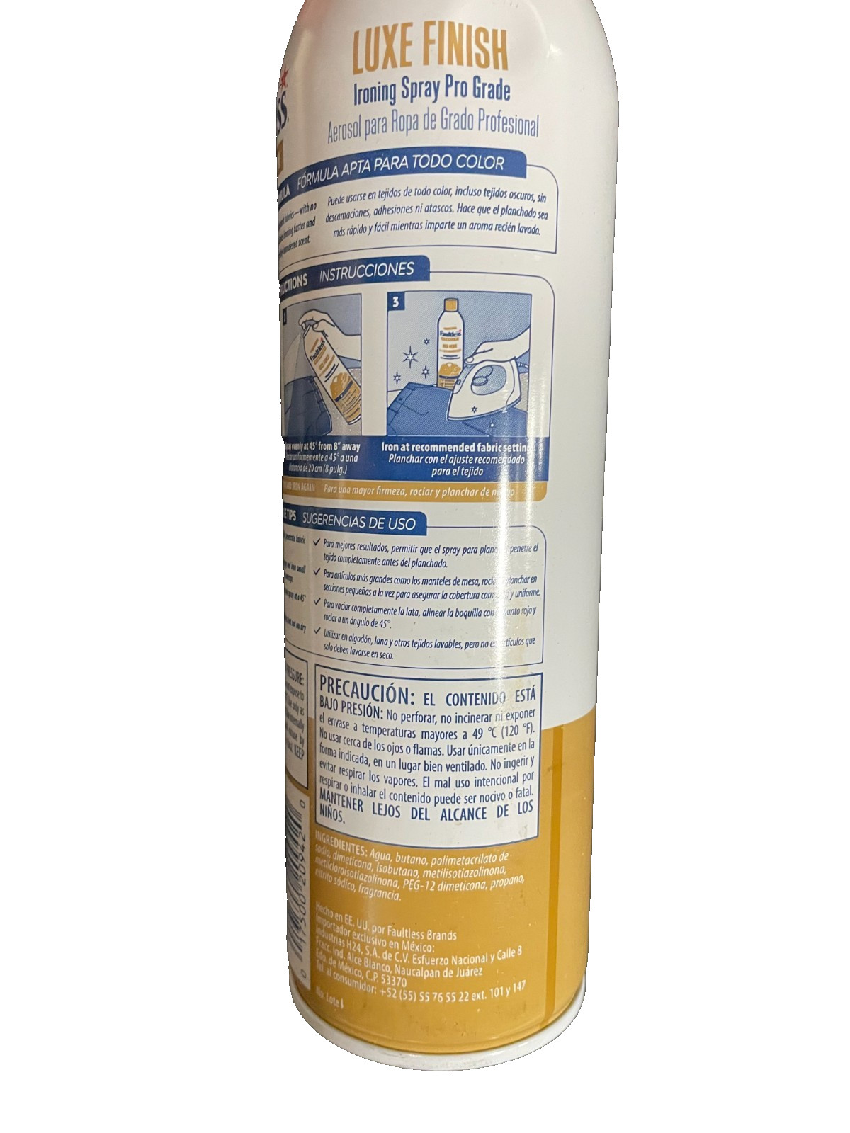 Faultless Brands Premium Luxe Finish Ironing Spray, 20 oz (4 pack)