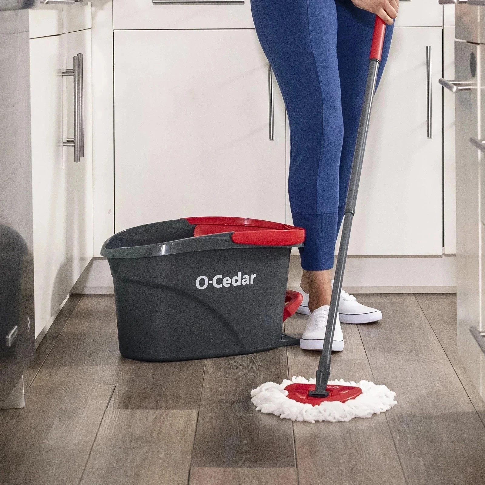O-Cedar EasyWring Spin Mop & Bucket System- No Import Fees