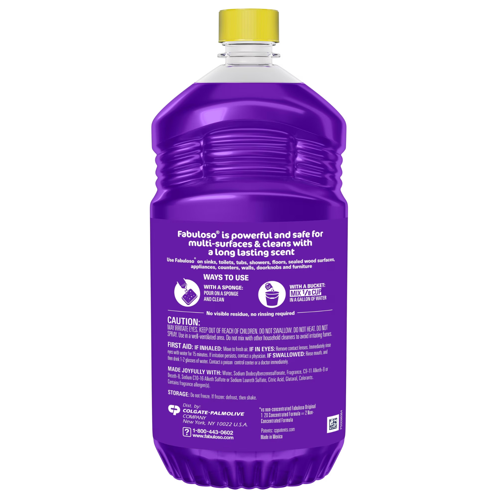 Fabuloso Multi-purpose Cleaner 2x Concentrated | Lavender | 56 Oz 2 Pack