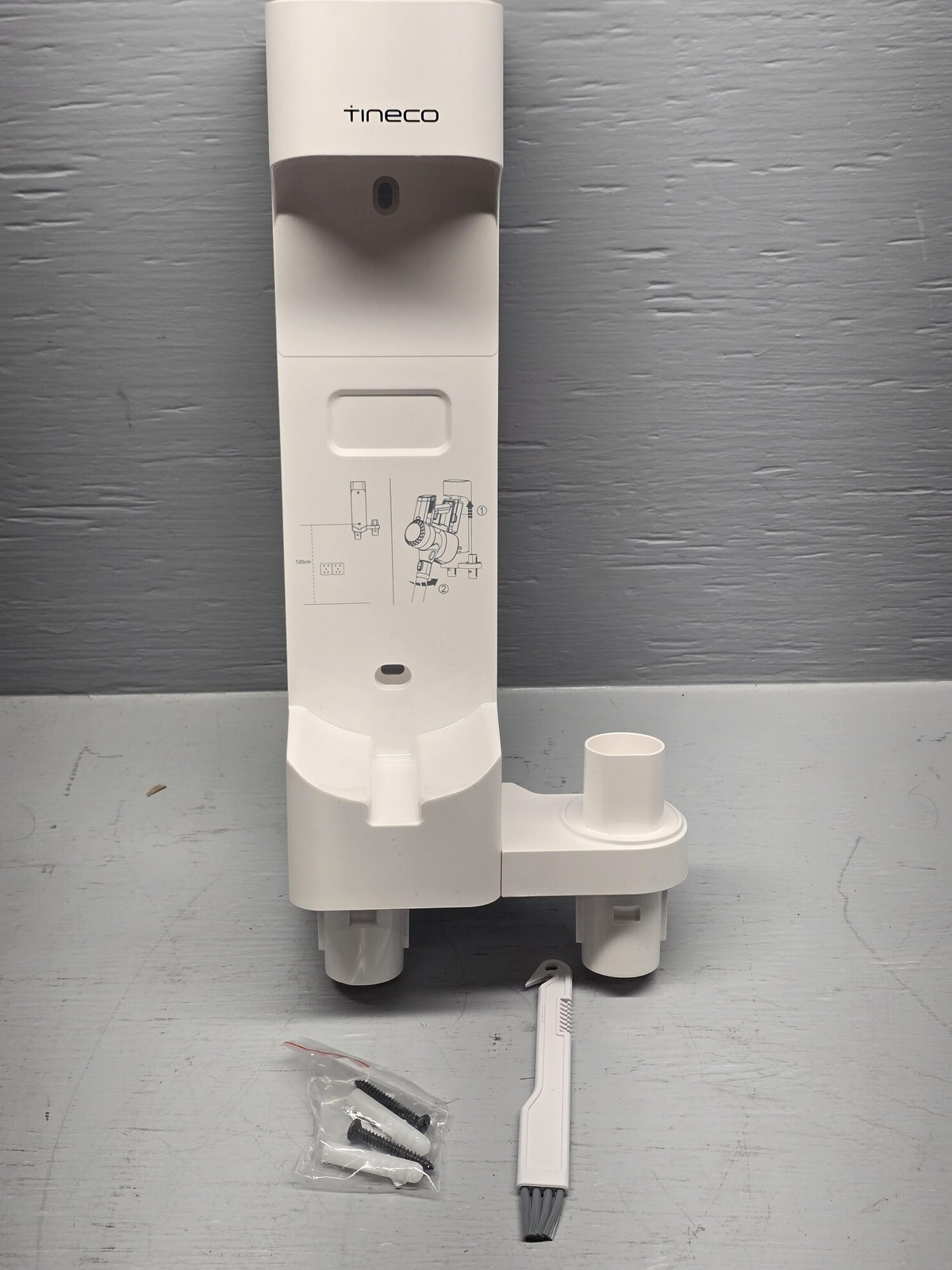 Tineco Wall Mount Docking Station Pure One S11 Vacuum Holder White W Brush READ