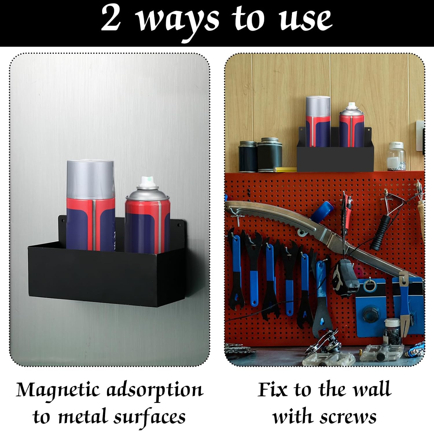 4 Pcs Magnetic Aerosol Spray Can Holder Heavy Duty Magnet Toolbox Bottle Holder