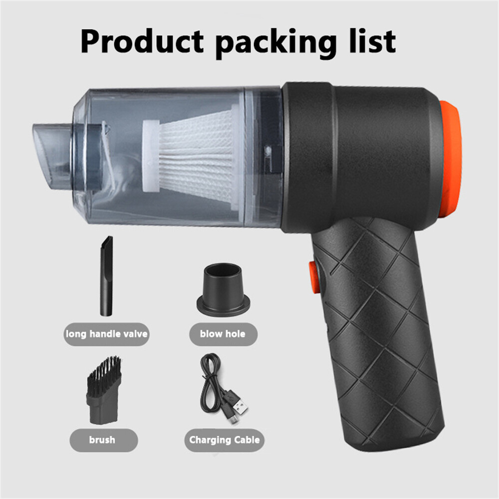 6000W Mini Vacuum Cordless Handheld Car Vacuum Cleaner Dust Buster Air Blower US