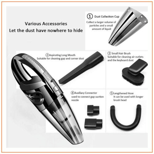 Cordless Hand Held Vacuum Cleaner Small Mini Portable Car Auto Home Wireless