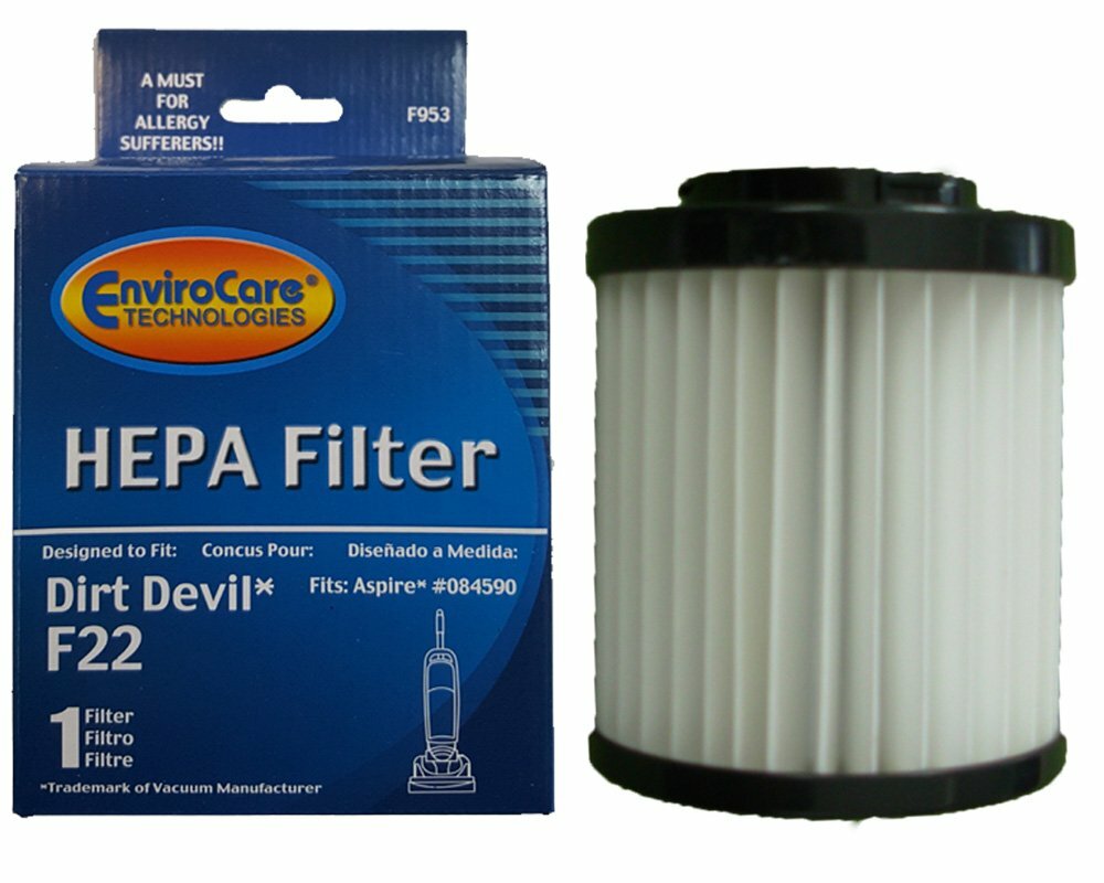 1 Fits For Dirt Devil F22 F26 HEPA Allergen Filter 65822 1LV1110000 Express Aspi