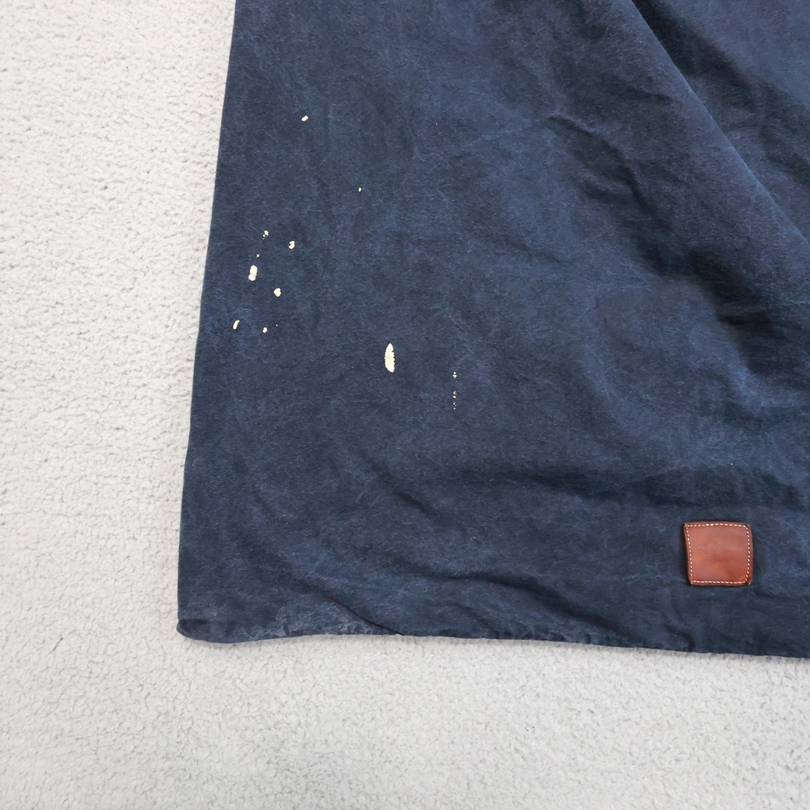Jon Hart Design Large Navy Blue Heavy Canvas Drawstring Laundry Bag