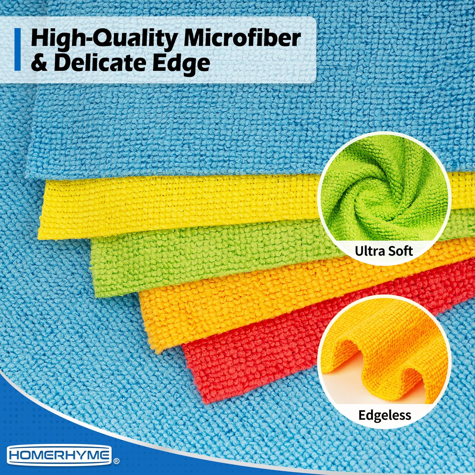 Microfiber Cleaning Cloth, 100 Pack Cleaning Rags Microfiber Towel Bulk Absor…