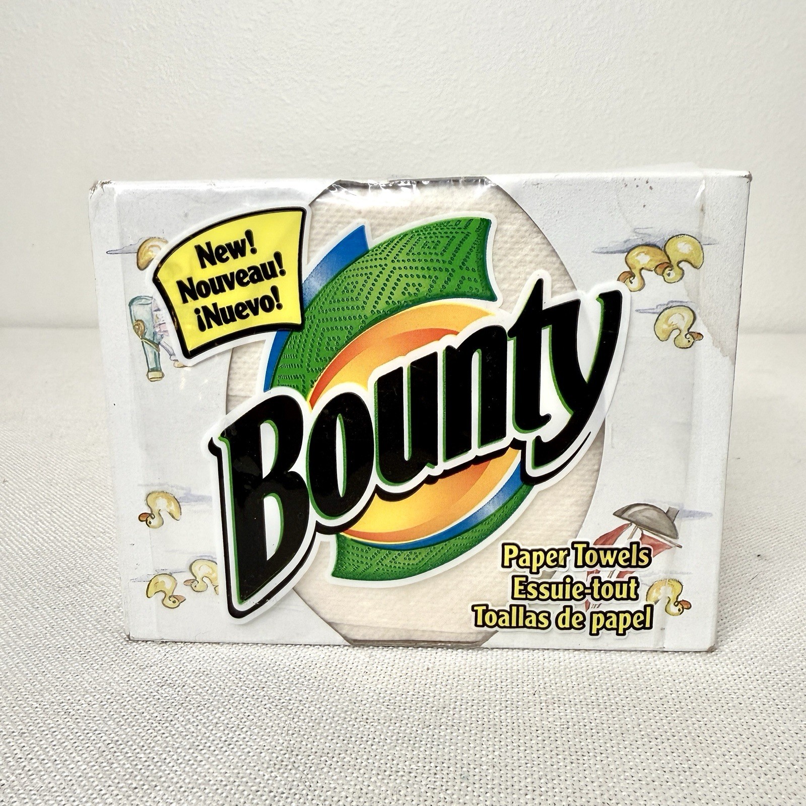 Bounty Paper Towels 40 Two-Ply Sheets 11″x8.2″ In Box Bathroom Teddy Bear 2000