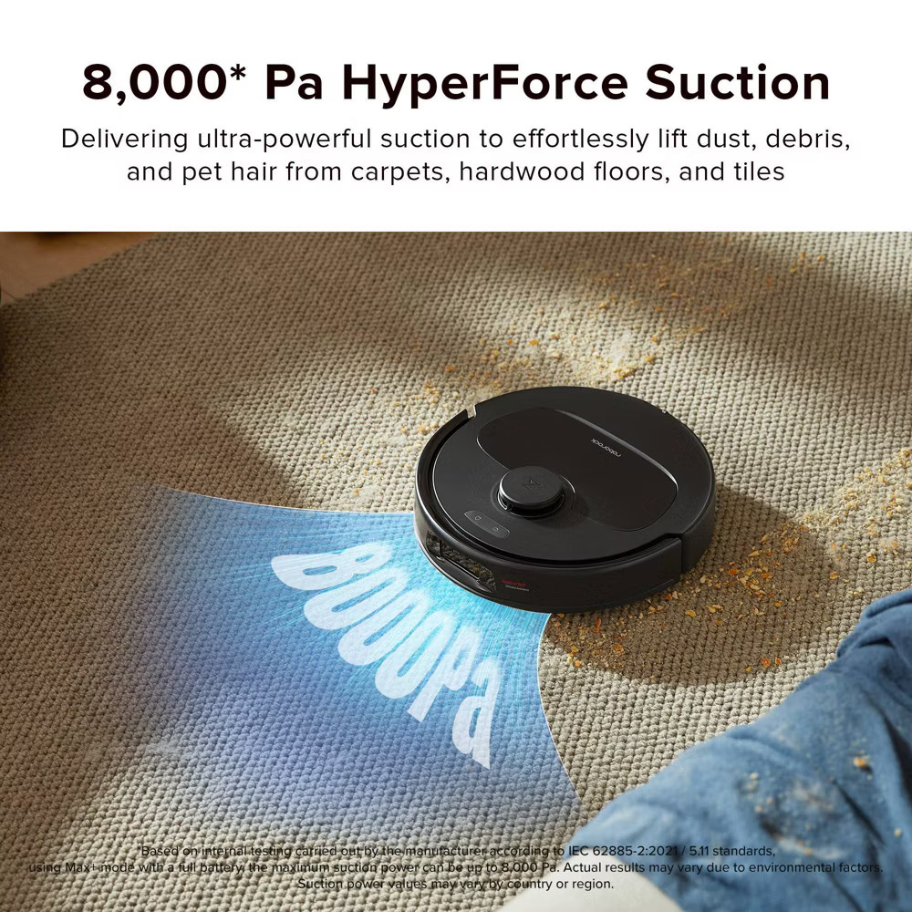 Roborock QR 598 Robot Vacuum and Mop with 8000 Pa Suction Auto