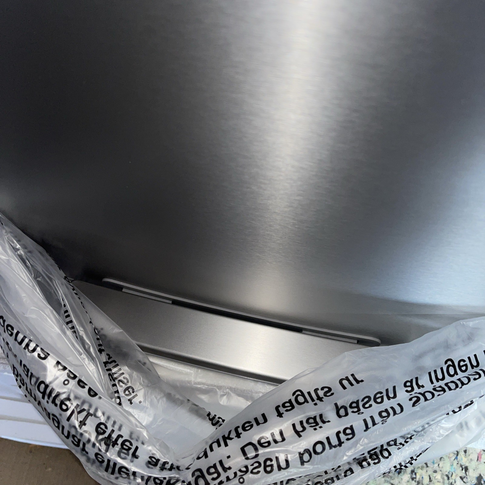Kohler 47L Step Trash Can Ss Silver In Box