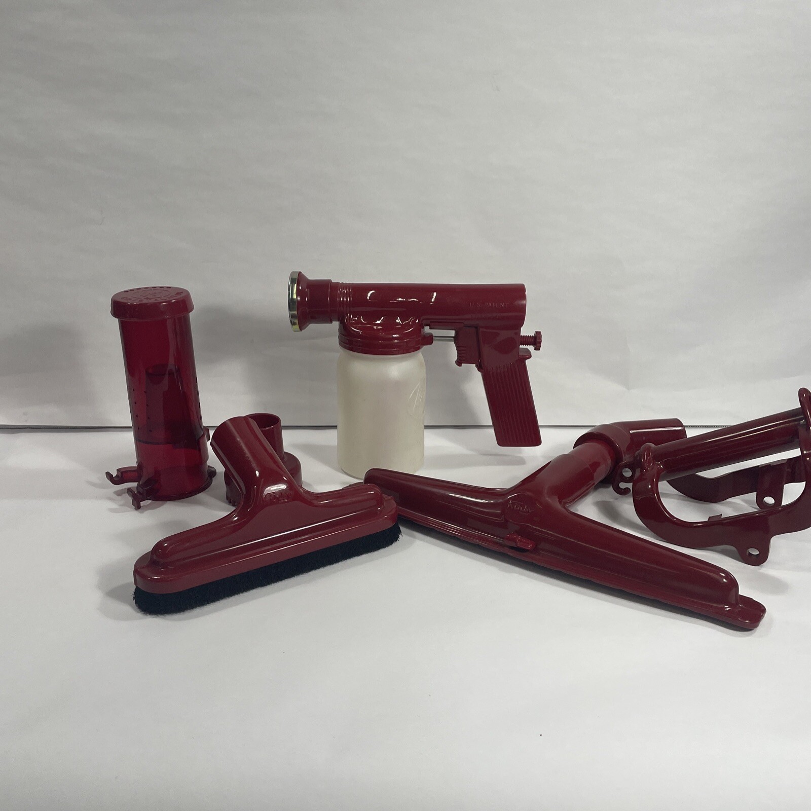 Kirby Classic III 3 Vacuum Cleaner Red Accessories & Attachments Lot – 6 pieces