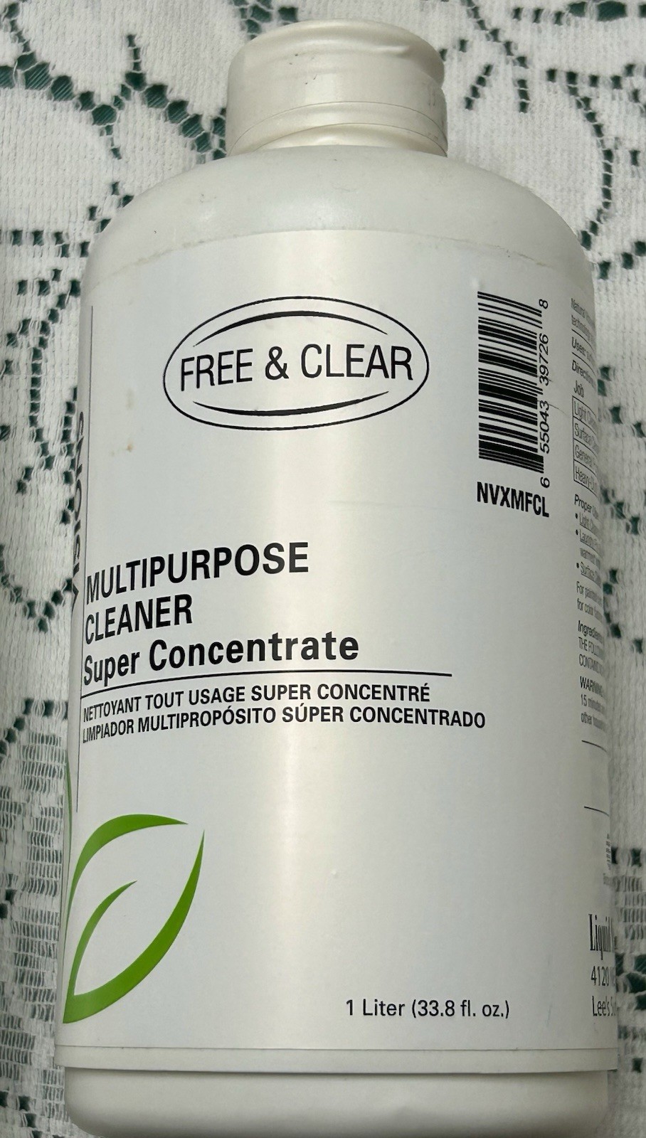 Natural Visions Cleanser Lot 2 Soft Cleanser, 1 Multipurpose Cleaner & Bottle
