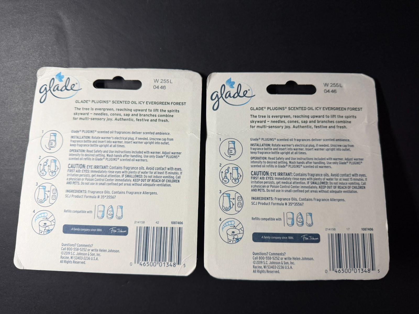 4 Count Glade Plugins Scented Oil Refills – Icy Evergreen Forest – Limited Ed