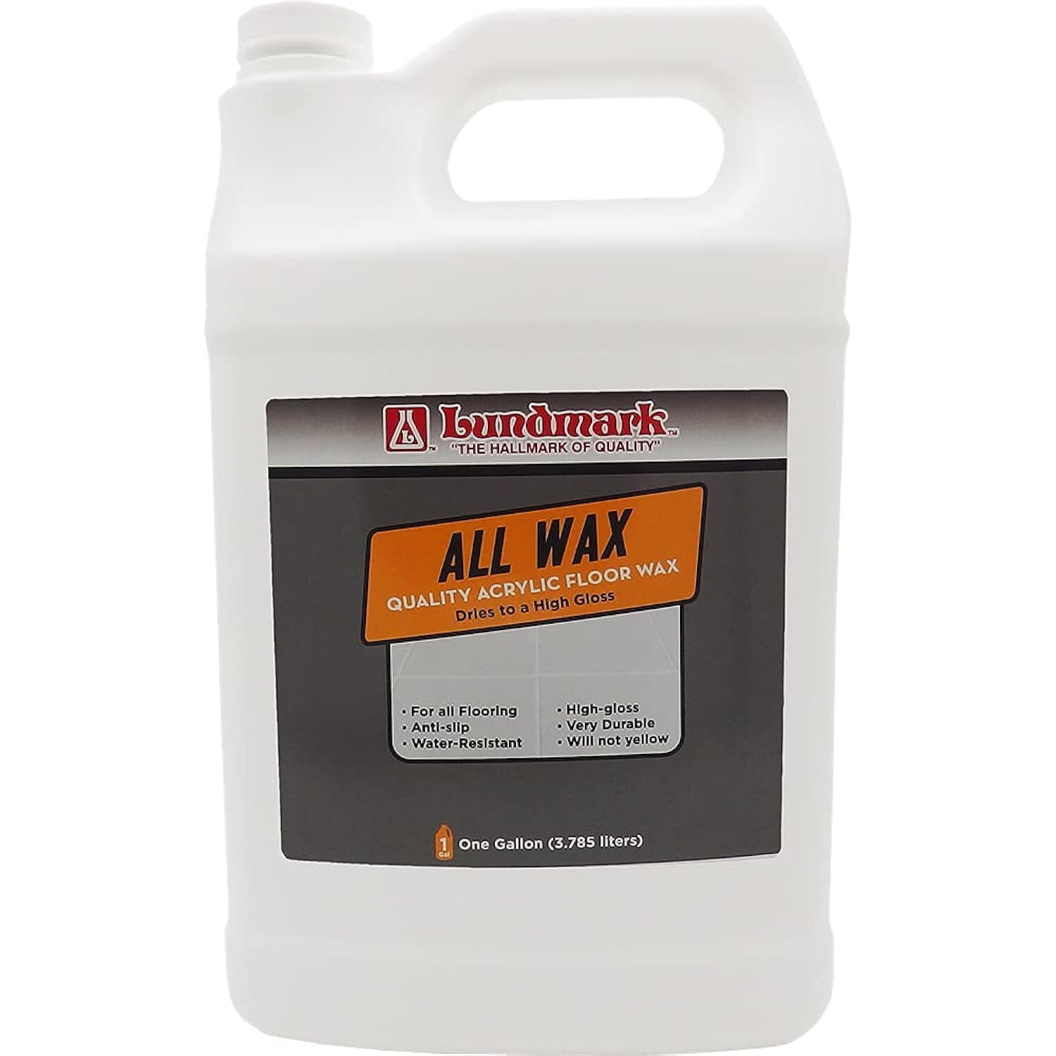 Lundmark All Wax Self Polishing Floor Wax 1-Gallon 3201G01-2