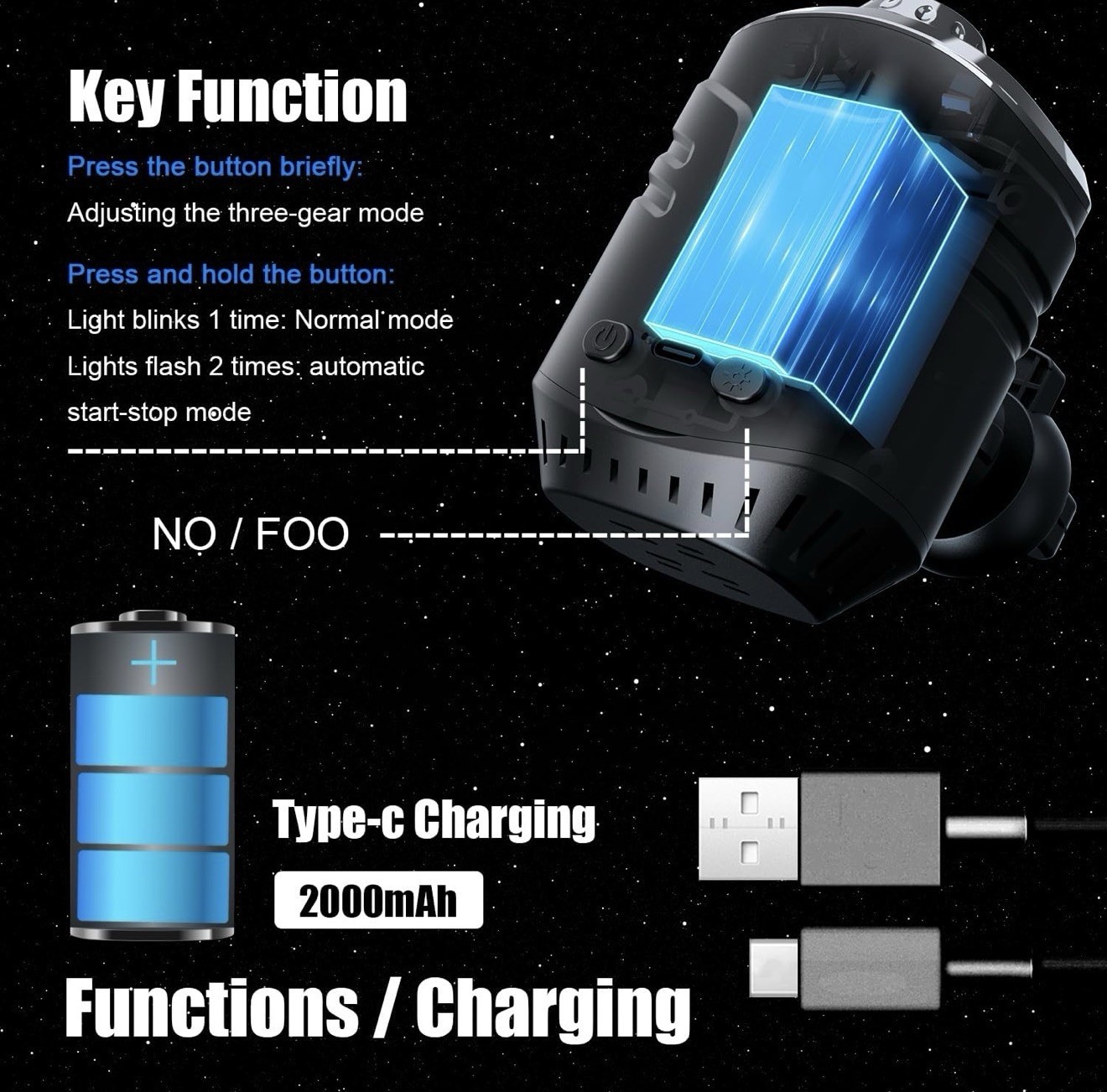 Bobillow Car Star Projector with Smart Air Freshener Diffuser