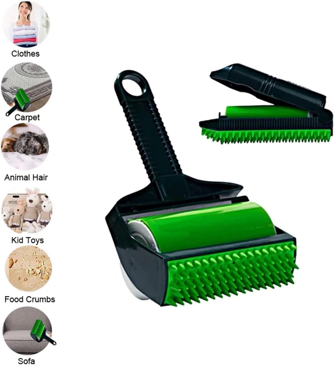 2pc Lint Roller Sticky Roller Pet Hair Roller Remover Brush Pet Hair Remover