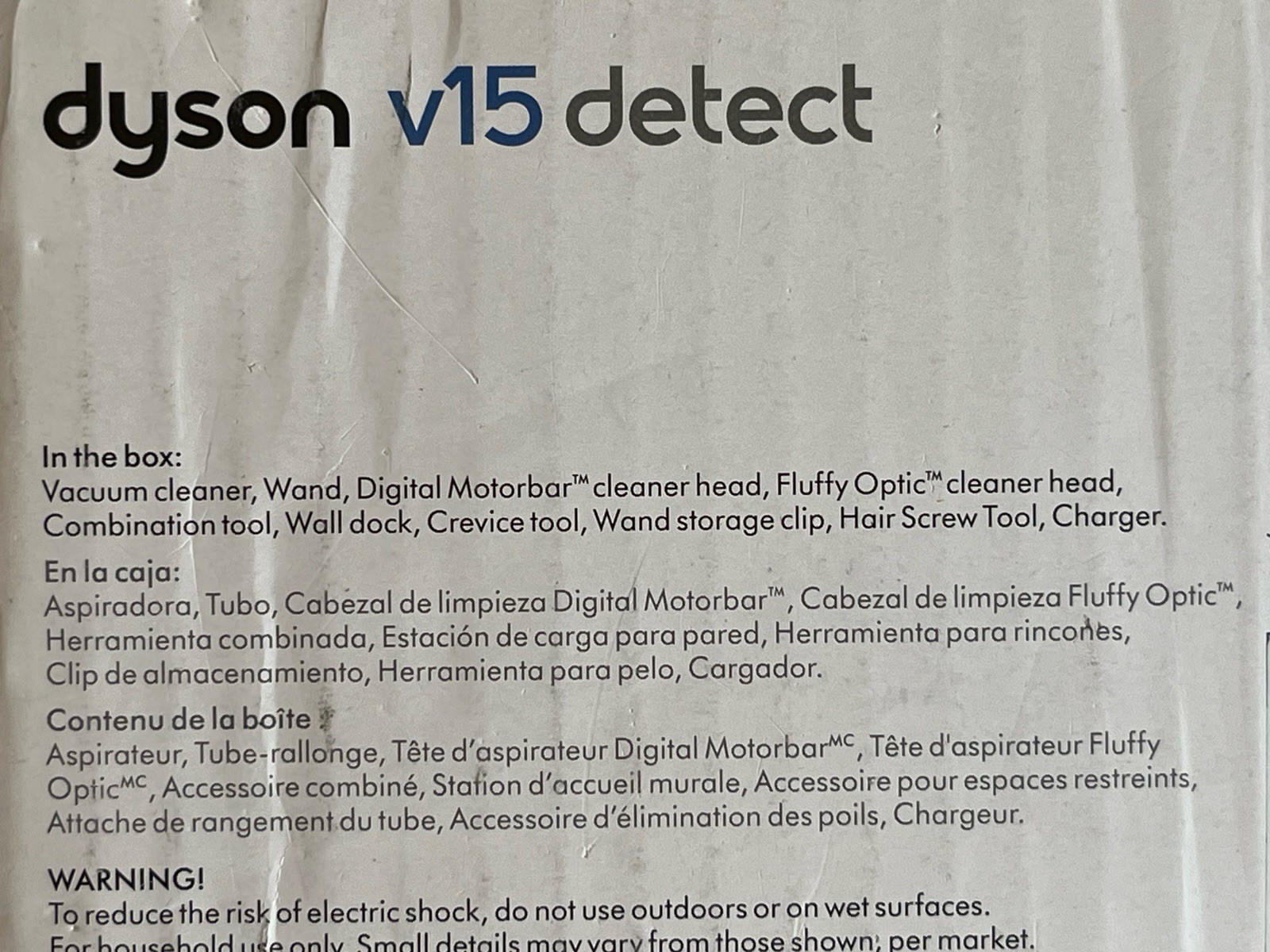 Dyson V15 Detect Cordless Vacuum Cleaner SV47 Brand New Sealed In Box Free Ship!