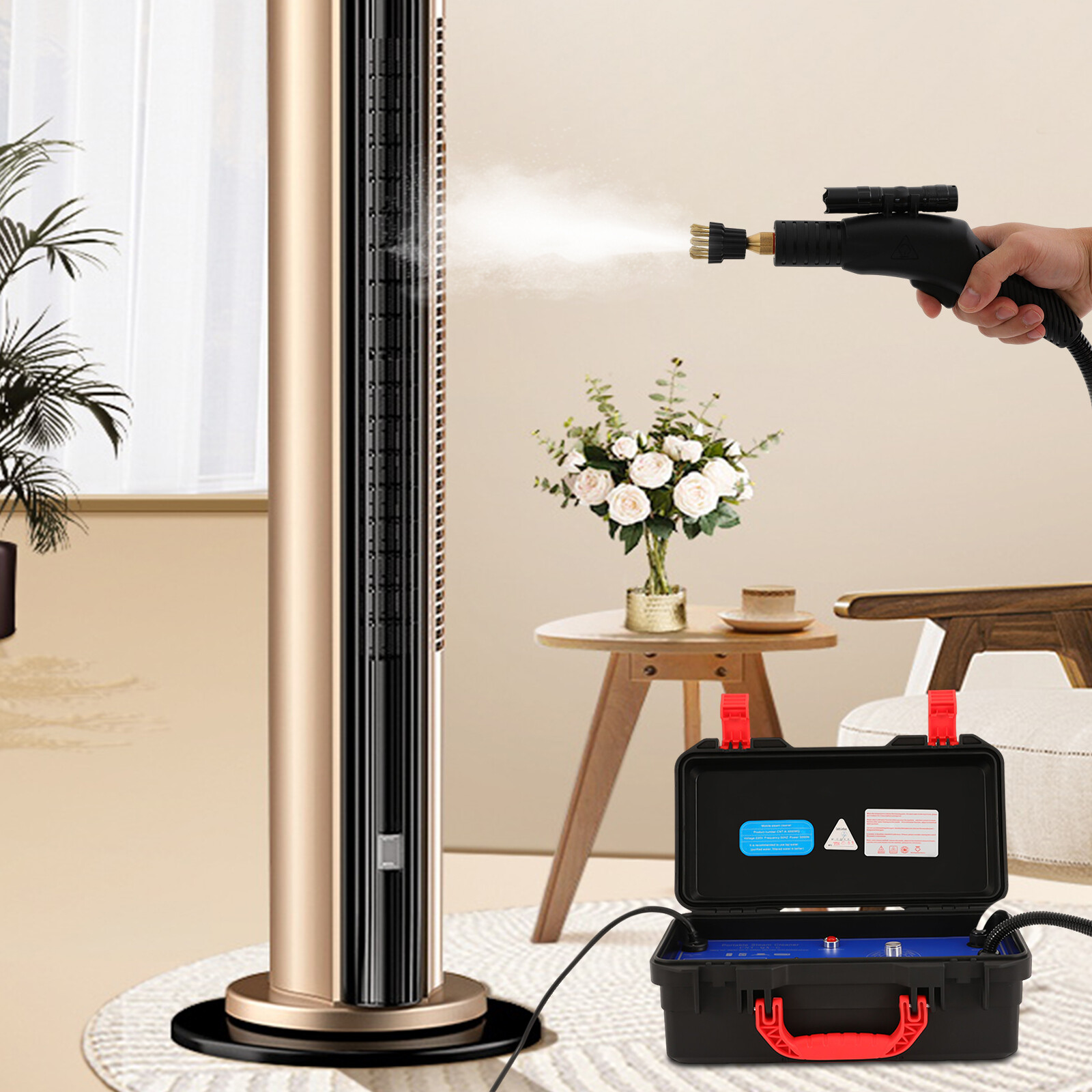 Vehicle Car Detailing Steam Cleaner High Pressure Dirt Removal Cleaning Machine