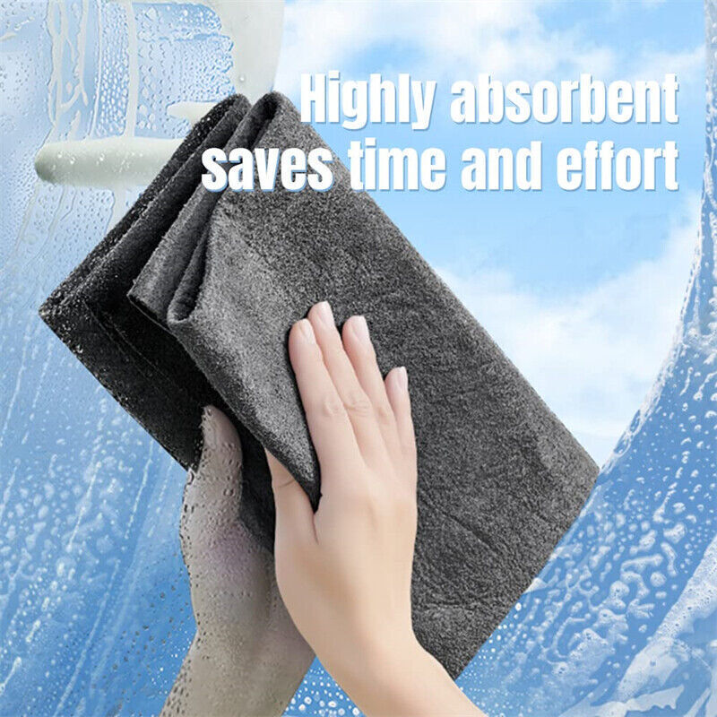 5Pcs Thickened Magic Cleaning Cloth Streak Free Microfiber Cleaning Rag Reusable