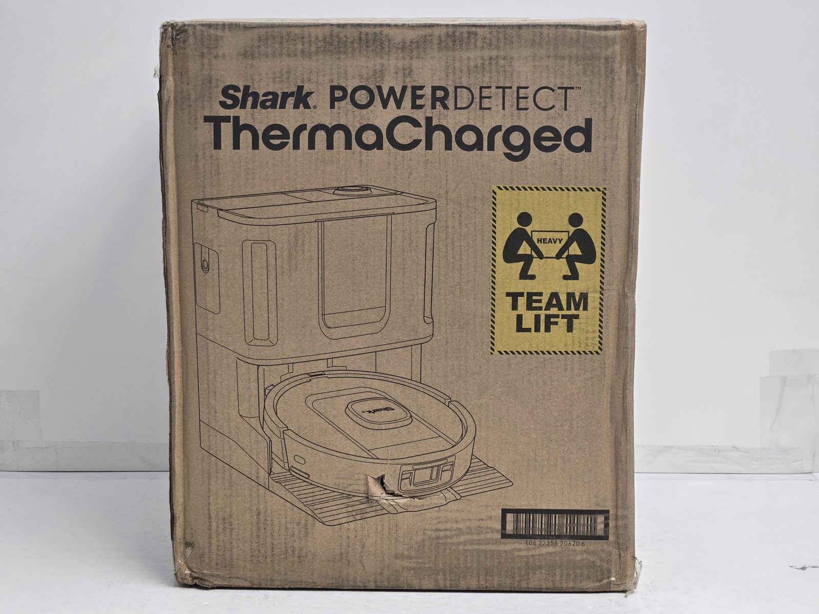 Shark RV2930XE PowerDetect ThermaCharged 2-in-1 Robot Vacuum & Heated Mop NEW