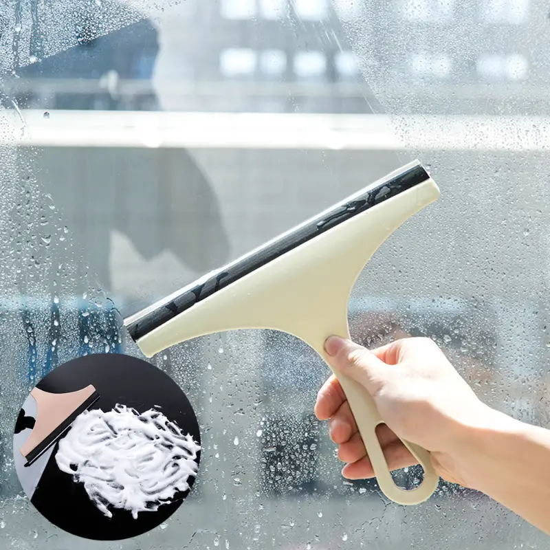 Glass Window Wiper Cleaner Squeegee Shower Screen Mirror Home Blade Brush Lot