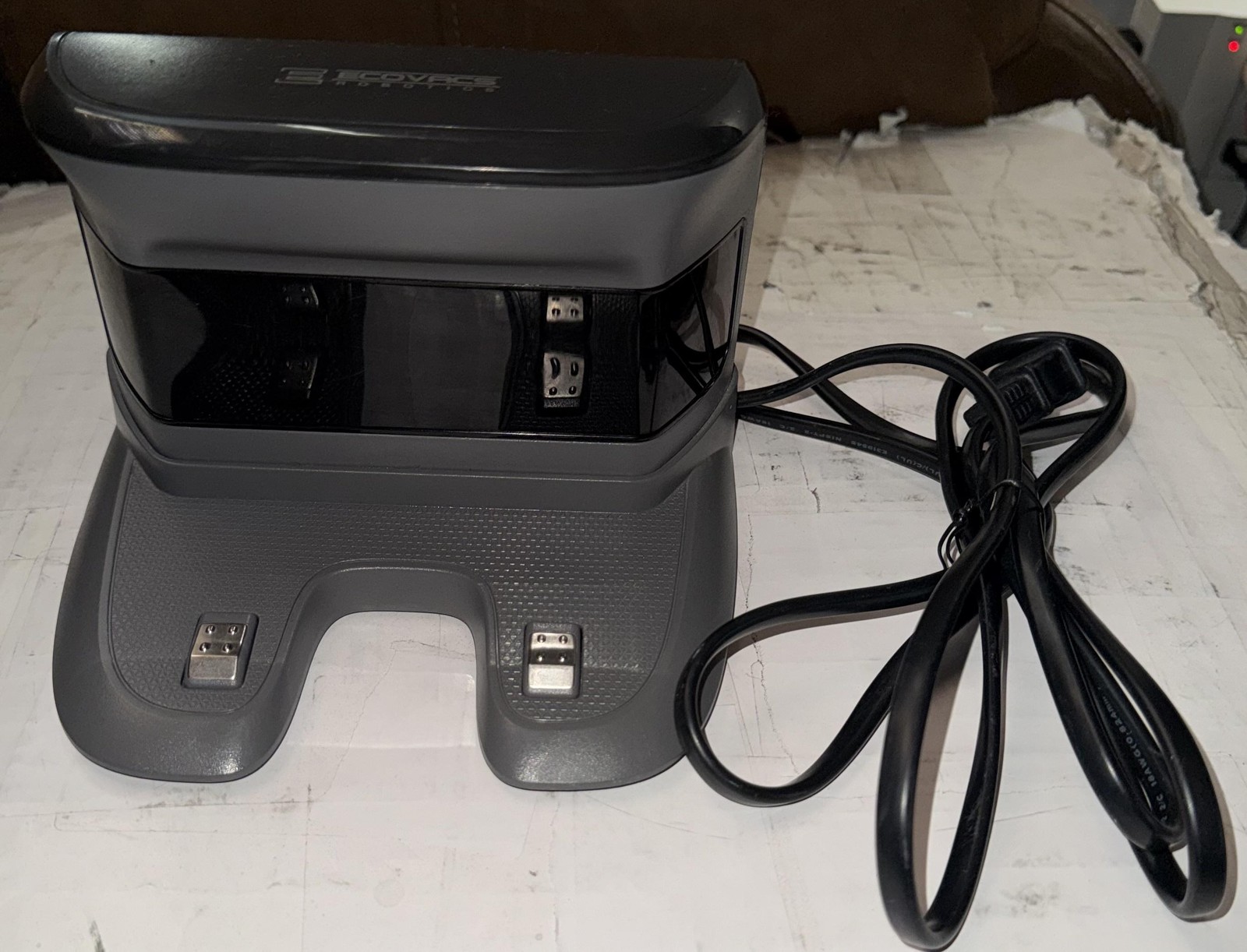 Ecovacs Robotics CH1465A Robot Vacuum Charging Dock Base Corded Gray Charger