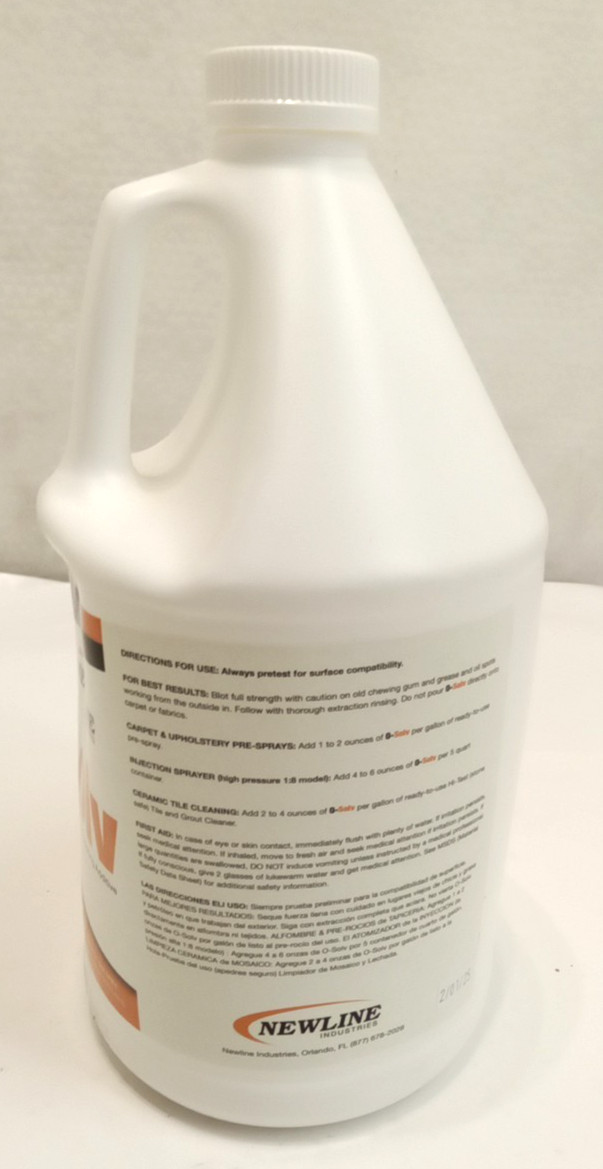Newline NL408 O-Solv Muti-Purpose Citrus Based Oil Cleaning Booster 1 Gallon