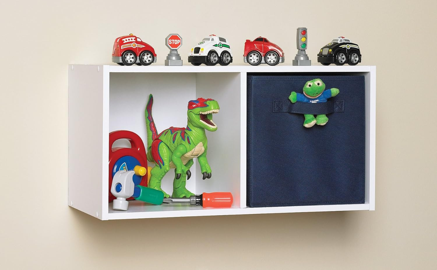 Closetmaid Cubeicals 2 Cube Storage Shelf Organizer Bookshelf, Stackable or Hang