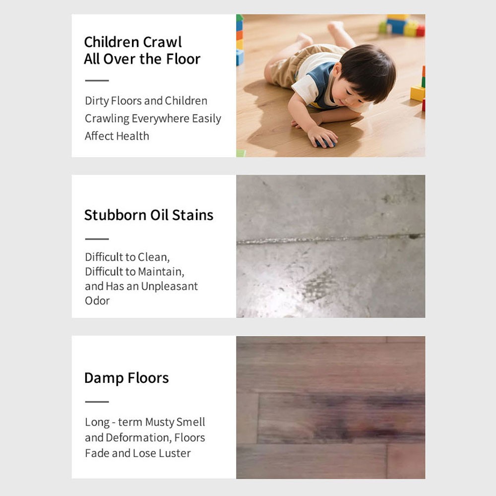 Multi-Effect Floor Cleaning Sheets,100pcs Water-Soluble Floor Cleaning Sheets