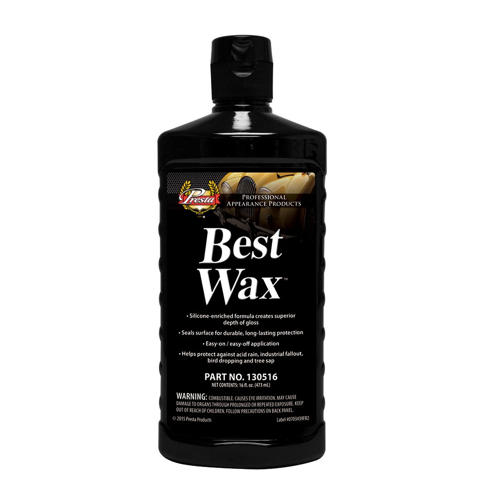 Presta Best Wax Paint Sealer 130516 16oz Carnauba Wax Sealant