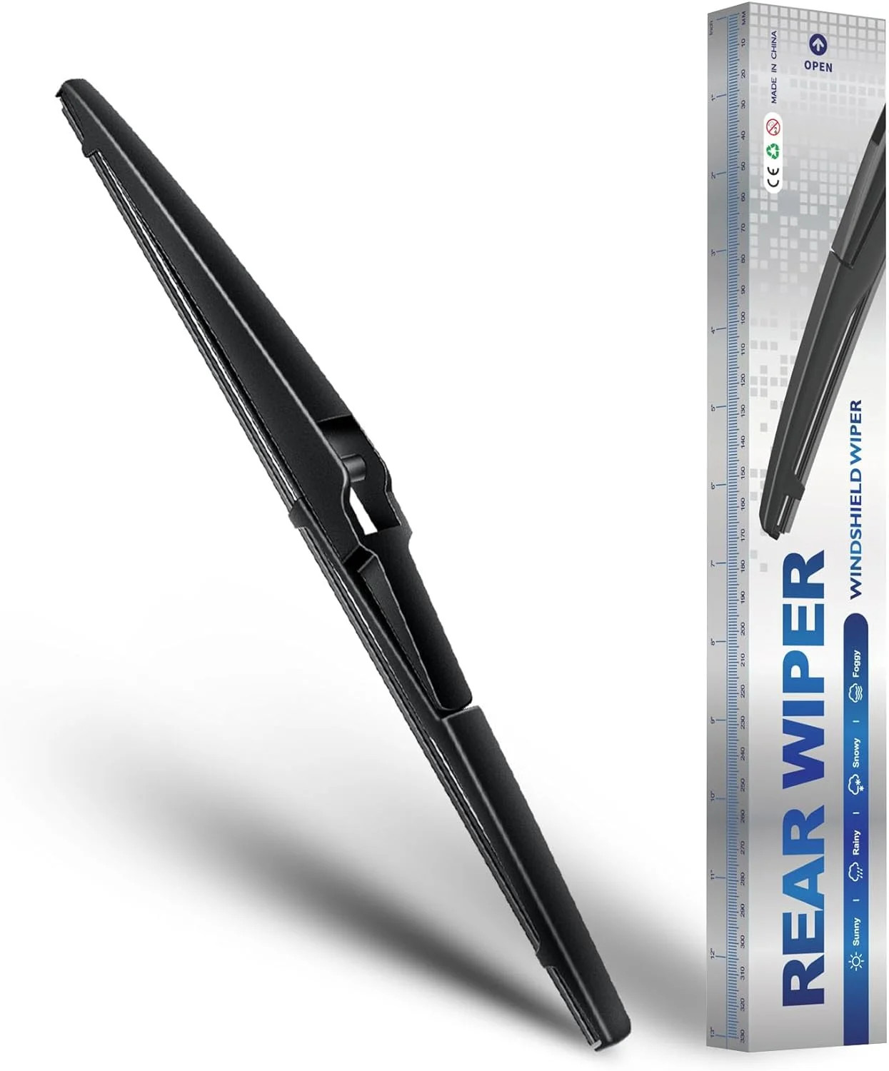 Rear Windshield Wiper for Mazda CX-5 2013-2025, Streak-free OEM Back Wipers Blad